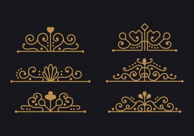 西班牙装饰的简约收藏设计元素