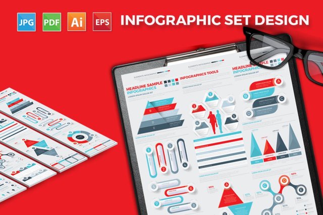 大信息图表模板元素设计Big Infographics Elements Design 大信息图表模板元素设计Big Infographics Elements Design