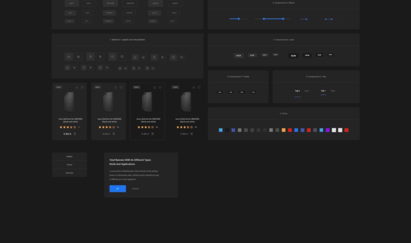 1200+用户界面卡和超过7个类别的超过200页。Quantum UI Kit 2.0