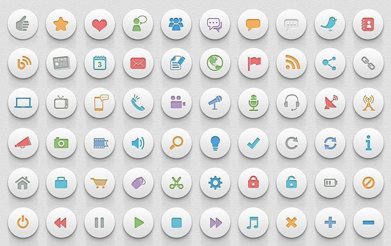 3D徽章图标设计PSD素材