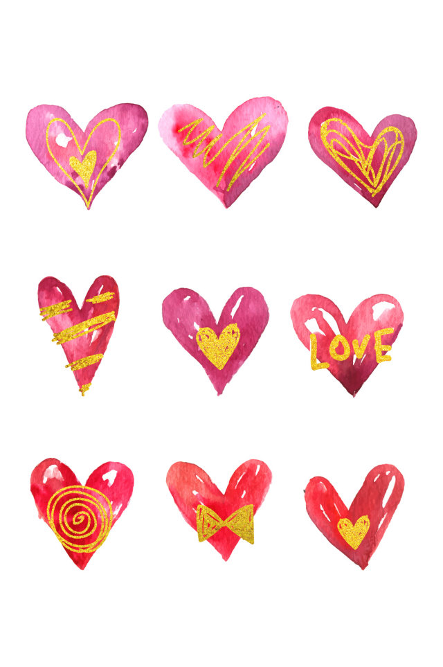 彩绘爱心LOVE 彩绘爱心LOVE