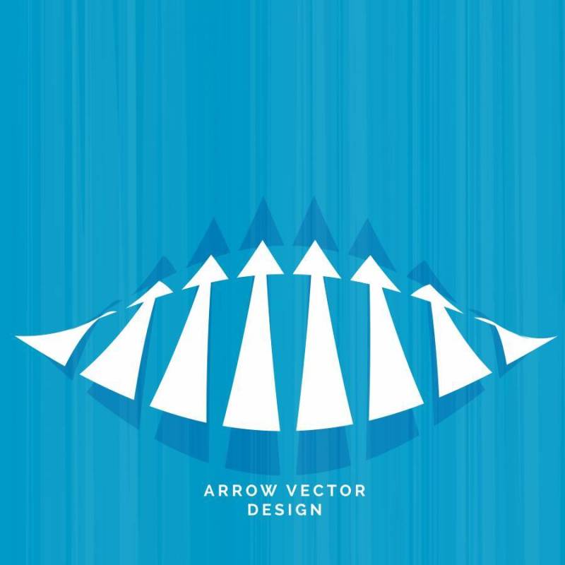 用箭头做的蓝色背景