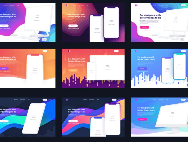 网站标题和模型2.0,Creative Headers 2.0 网站标题和模型2.0,Creative Headers 2.0