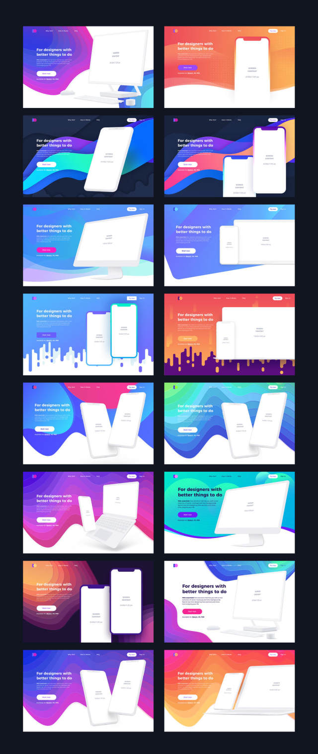 网站标题和模型2.0,Creative Headers 2.0 网站标题和模型2.0,Creative Headers 2.0