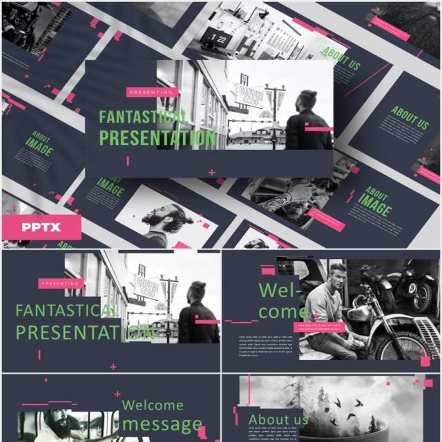 作品图片展示PPT模板Fantastical - Powerpoint Template 作品图片展示PPT模板Fantastical - Powerpoint Template
