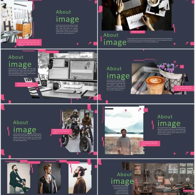 作品图片展示PPT模板Fantastical - Powerpoint Template 作品图片展示PPT模板Fantastical - Powerpoint Template