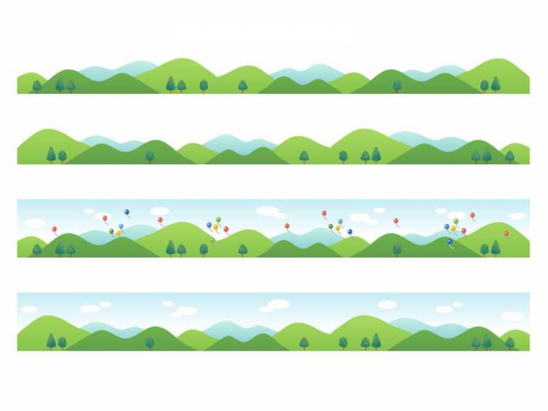 横向景观（山A）