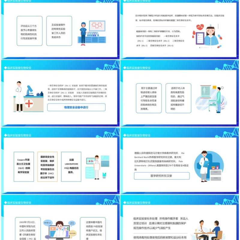 临床实验室生物安全动态PPT模板