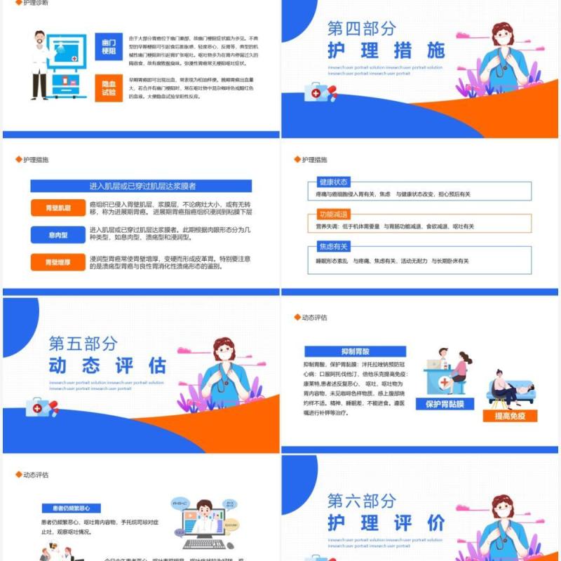 肿瘤科PBL教学查房动态PPT模板