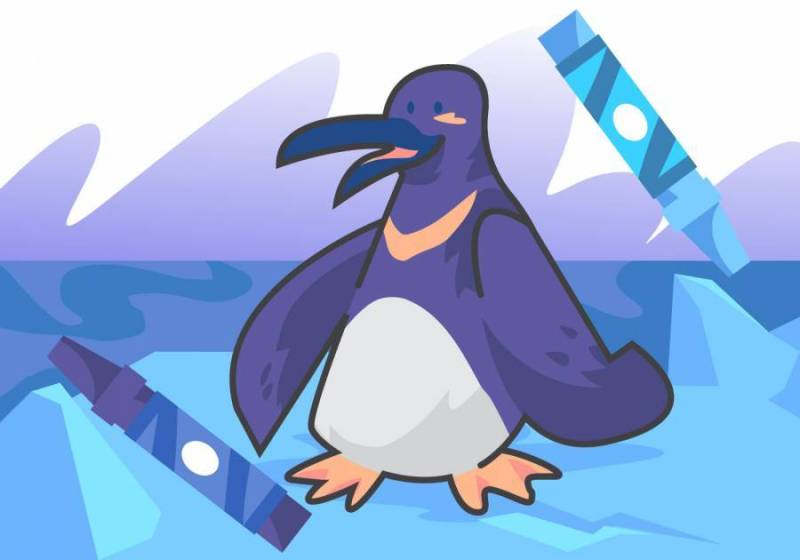 着色书企鹅