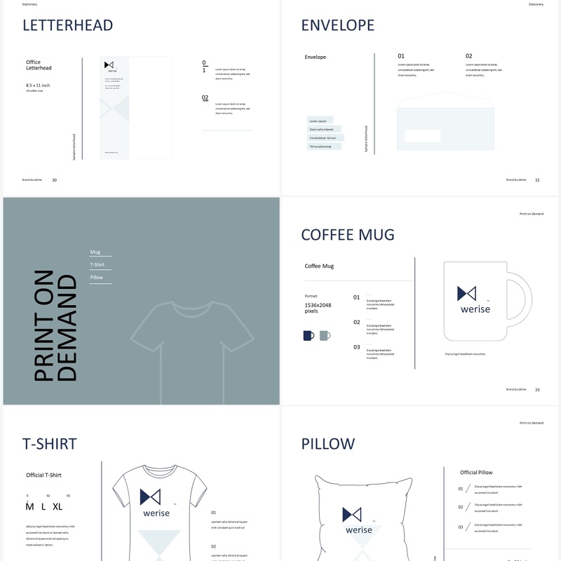 简约企业品牌宣传介绍PPT模板（无图可插图）