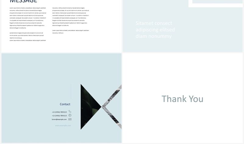 简约企业品牌宣传介绍PPT模板（无图可插图）