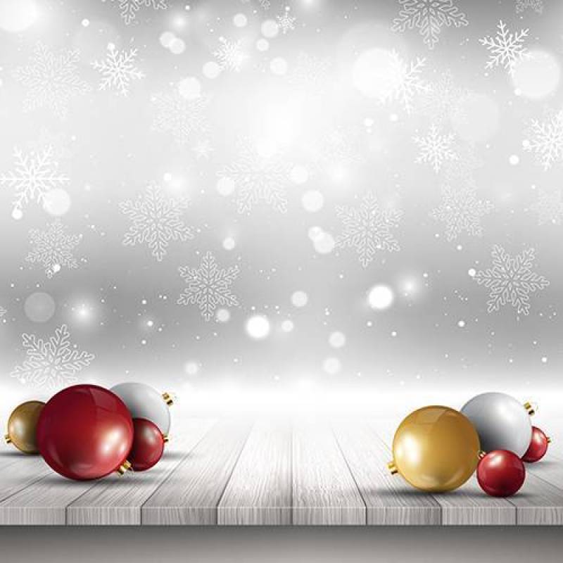 在木甲板上的圣诞小玩意