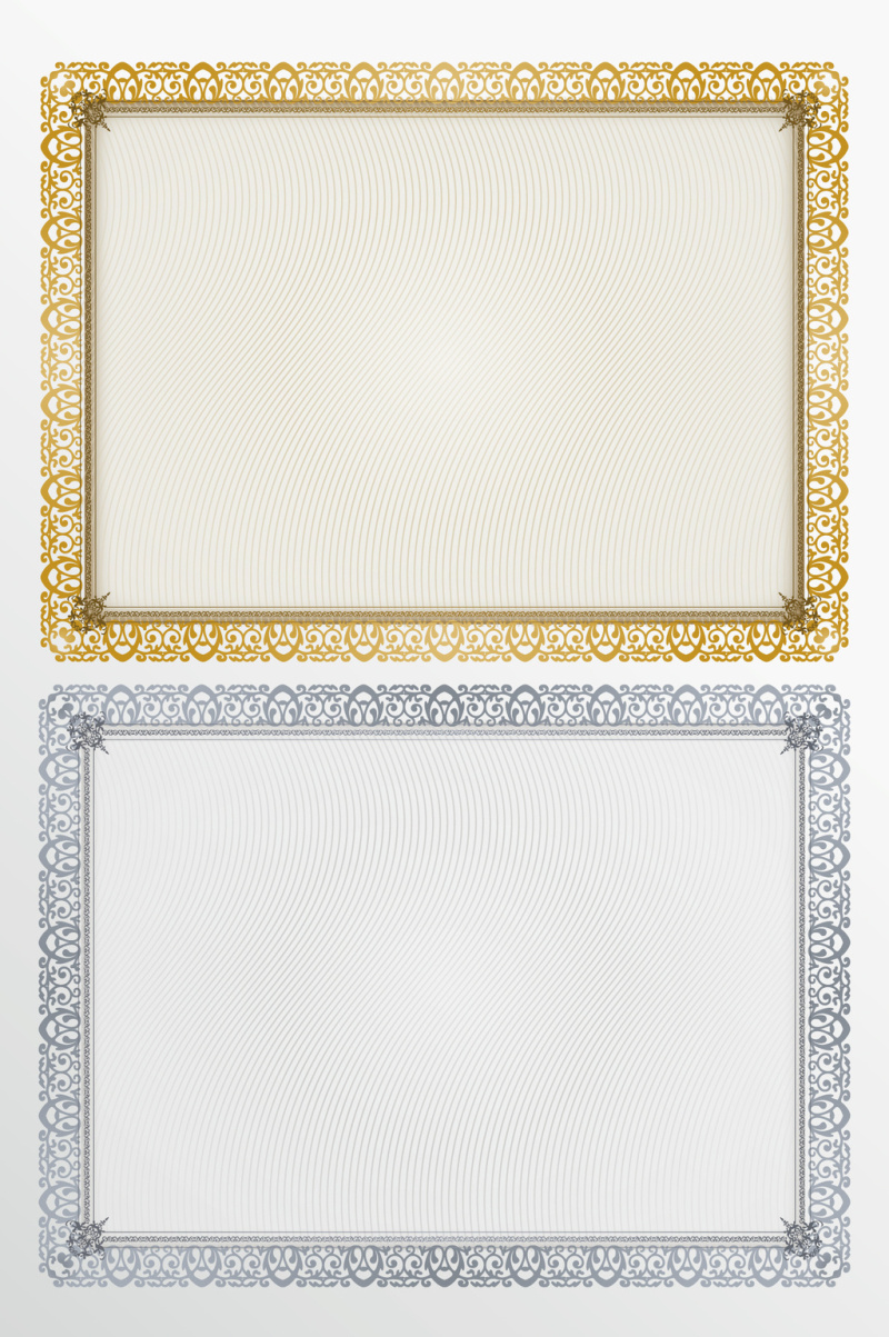 简约大气欧式花边边框