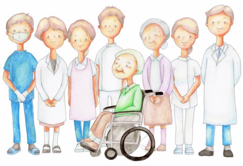 医护人员，病人和家属