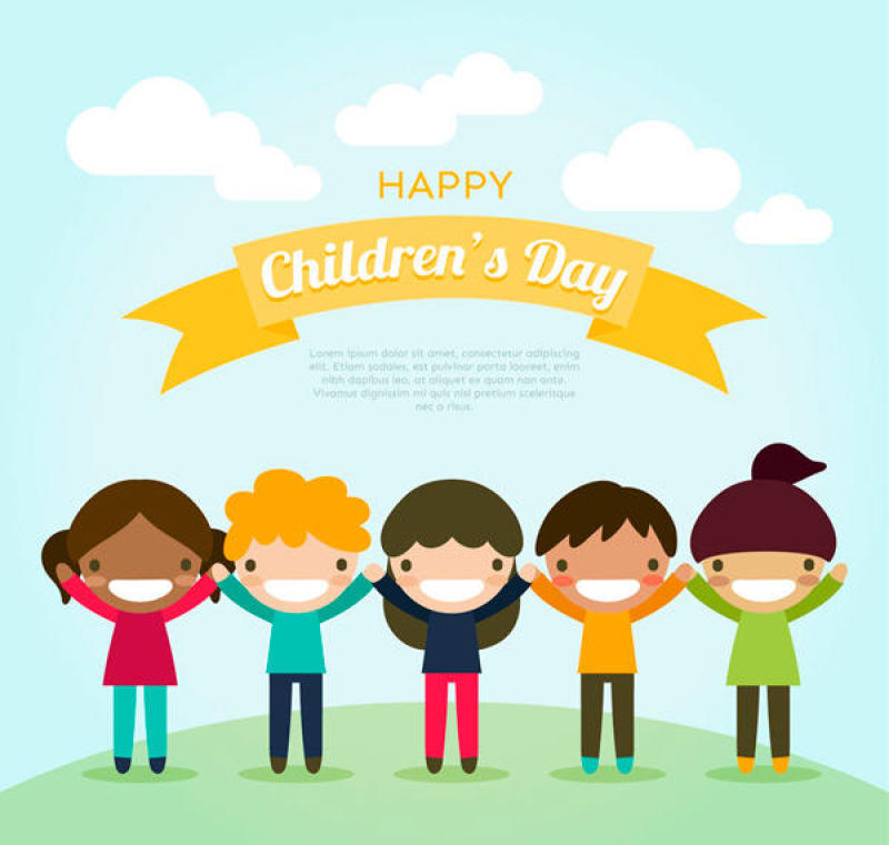 儿童节日贺卡