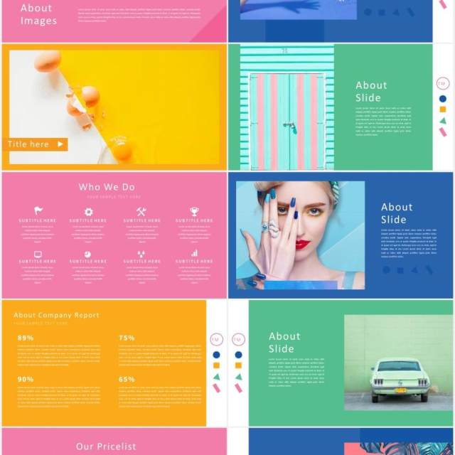 彩色趣味活动策划宣传PPT模板Color FUN - Powerpoint 彩色趣味活动策划宣传PPT模板Color FUN - Powerpoint