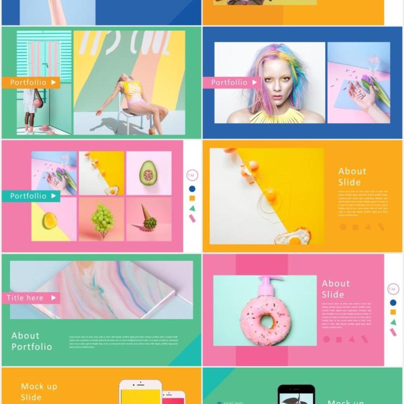 彩色趣味活动策划宣传PPT模板Color FUN - Powerpoint