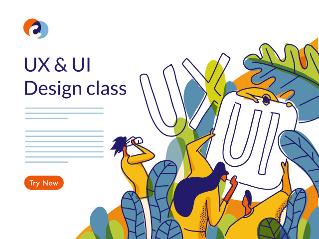 UX-UI设计WEB网页模板EPS插画素材