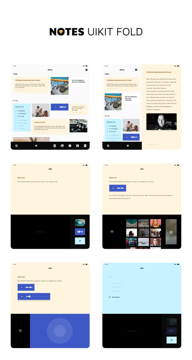 简单实用的笔记ui套件,Notes UI套件 简单实用的笔记ui套件,Notes UI套件