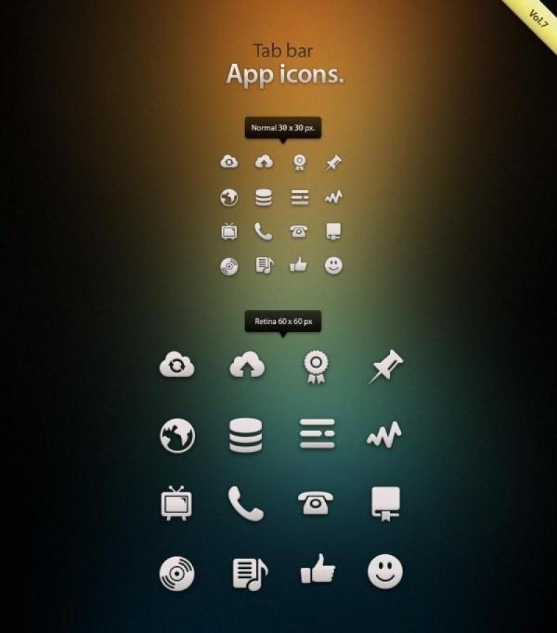 New iOS icons vol.7
