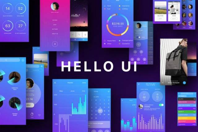 Hello UI Kit（含sketch源文件）UI工具包