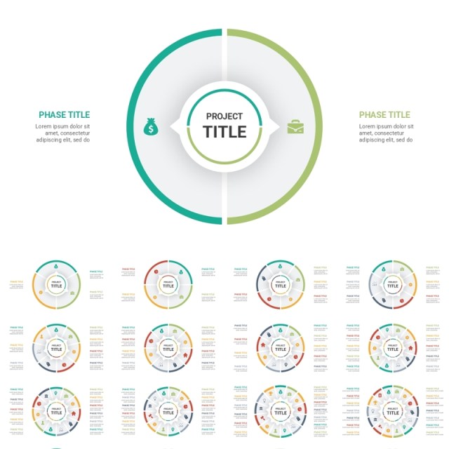 彩色循环图圆形信息图PPT模板素材Cycle Infographics 彩色循环图圆形信息图PPT模板素材Cycle Infographics