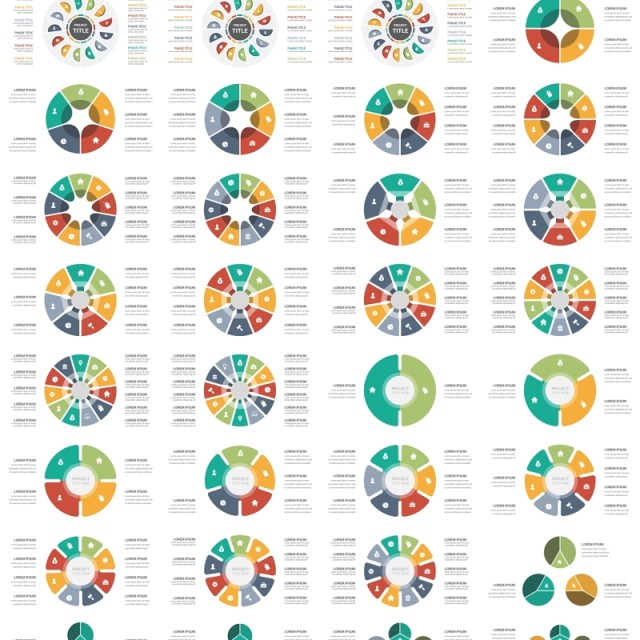 彩色循环图圆形信息图PPT模板素材Cycle Infographics 彩色循环图圆形信息图PPT模板素材Cycle Infographics