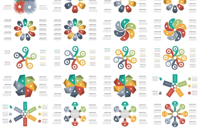 彩色循环图圆形信息图PPT模板素材Cycle Infographics 彩色循环图圆形信息图PPT模板素材Cycle Infographics