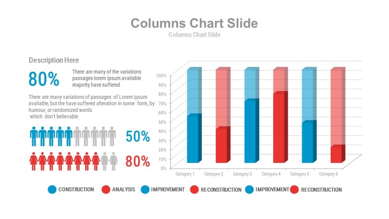 红蓝色商务PPT信息可视化图表41