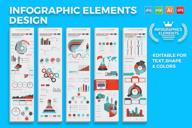 市场分析信息图表模板 Infographics Elements 市场分析信息图表模板 Infographics Elements