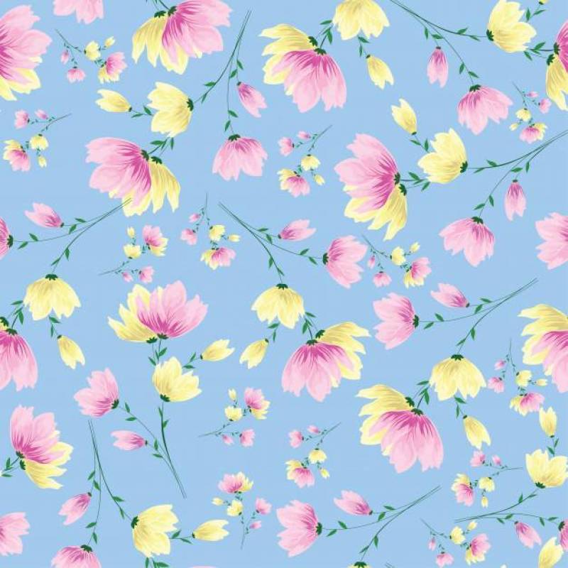 无缝的鲜花背景。