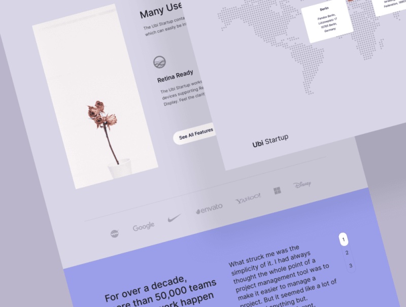 Ubi Startup - 独特的模板，Ubi启动模板