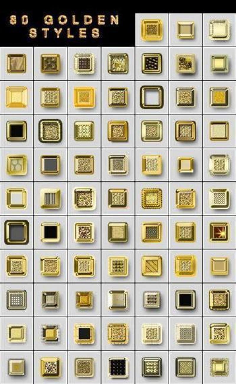 80款极漂亮的黄金样式