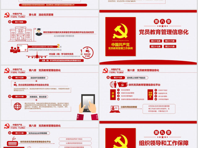 原创党员教育管理工作条例解读支部党组党建党政-版权可商用 原创党员教育管理工作条例解读支部党组党建党政-版权可商用