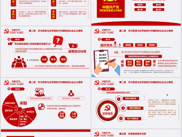 原创党员教育管理工作条例解读支部党组党建党政-版权可商用 原创党员教育管理工作条例解读支部党组党建党政-版权可商用