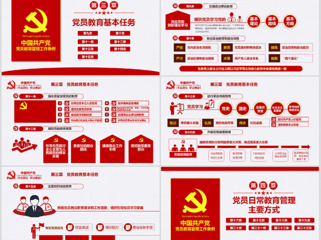 原创党员教育管理工作条例解读支部党组党建党政-版权可商用 原创党员教育管理工作条例解读支部党组党建党政-版权可商用