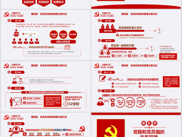 原创党员教育管理工作条例解读支部党组党建党政-版权可商用 原创党员教育管理工作条例解读支部党组党建党政-版权可商用