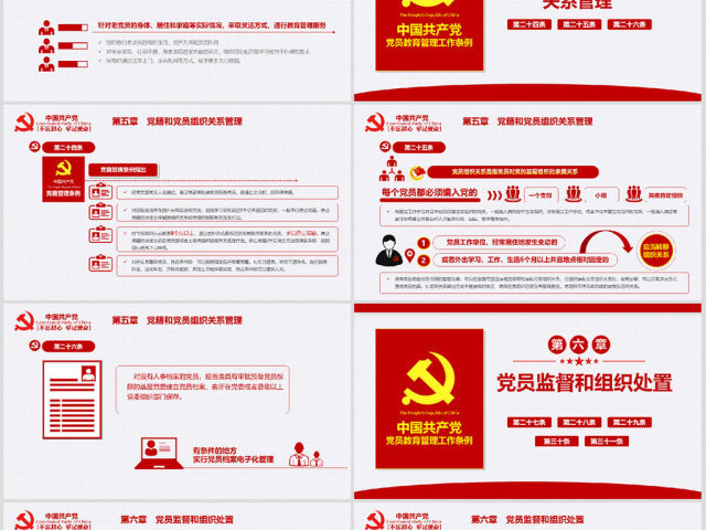 原创党员教育管理工作条例解读支部党组党建党政-版权可商用 原创党员教育管理工作条例解读支部党组党建党政-版权可商用