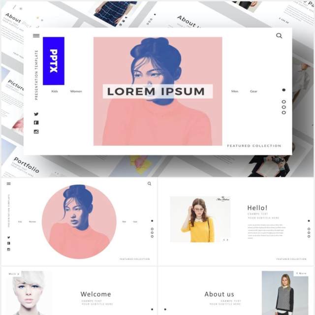 简约简洁工作展示PPT模板Clean powerpoint 简约简洁工作展示PPT模板Clean powerpoint