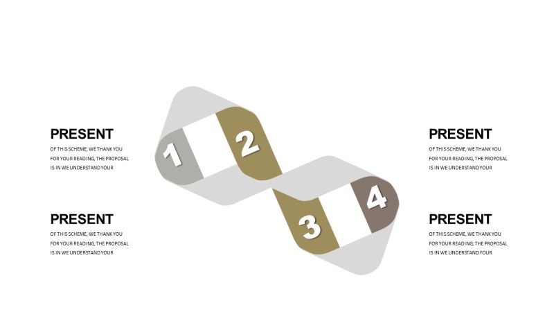 卡其色系配色商务PPT图表-10