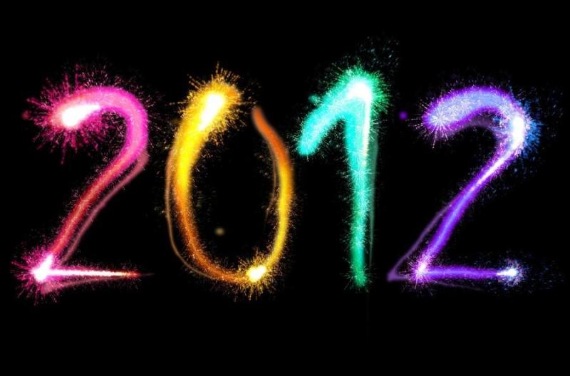 2012烟花字&nbsp;psd分层素材