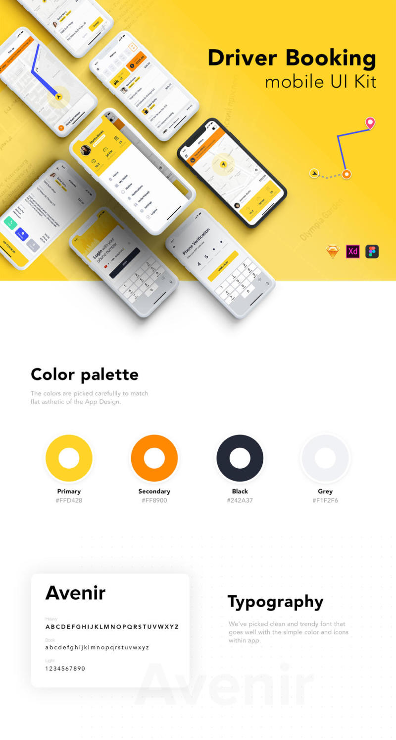 驱动程序预订移动UI工具包，Aber驱动程序UI工具包