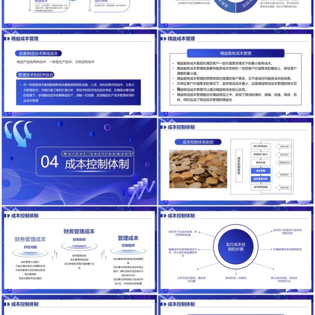 紫色商务风企业生产成本预算PPT模板 紫色商务风企业生产成本预算PPT模板