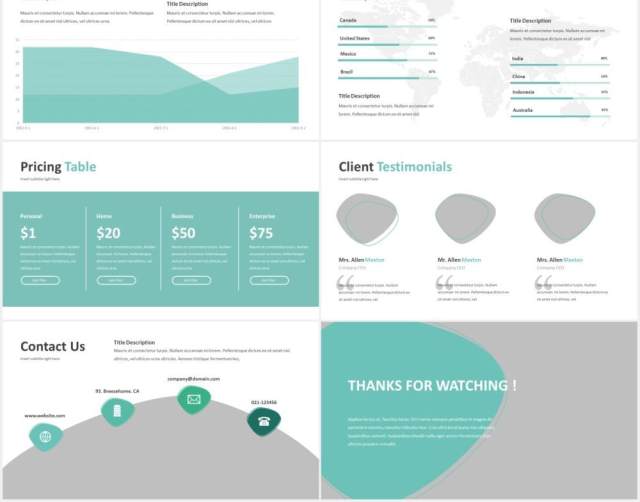 简约商务通用PPT图片排版设计模板Sesmara - Business Powerpoint Template 简约商务通用PPT图片排版设计模板Sesmara - Business Powerpoint Template