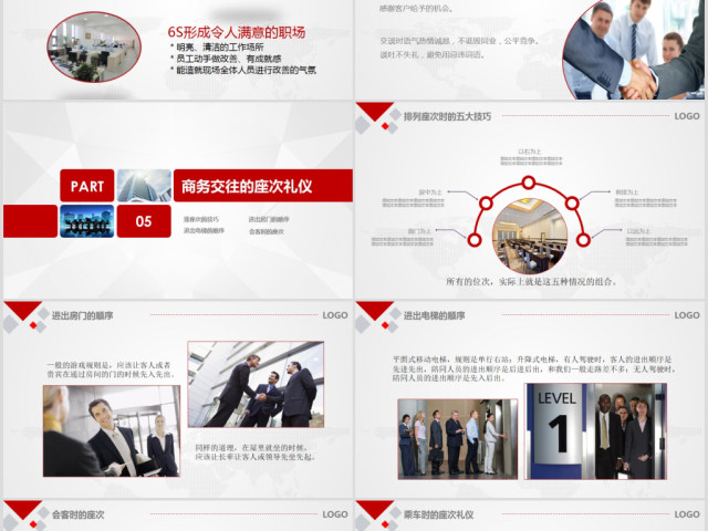 企业员工商务礼仪培训PPT模板 企业员工商务礼仪培训PPT模板