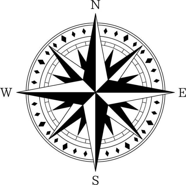 方位标记_黑色