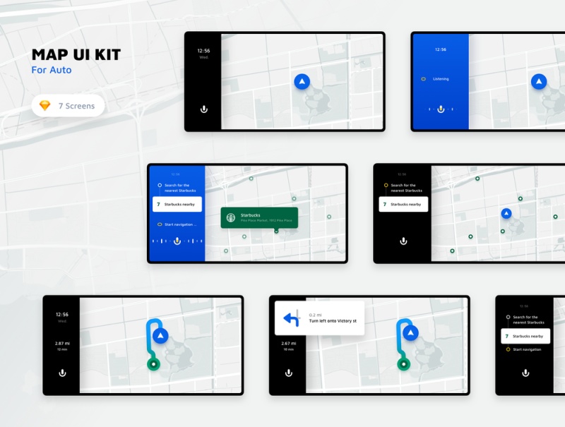 适用于iOS和Auto。的Map UI Kit，Map UI Kit