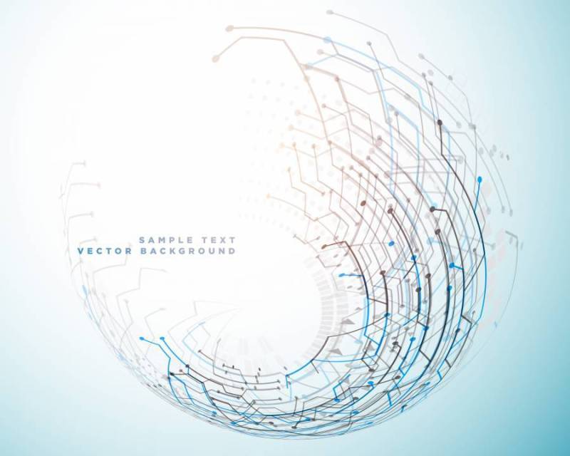 未来派网络技术概念背景