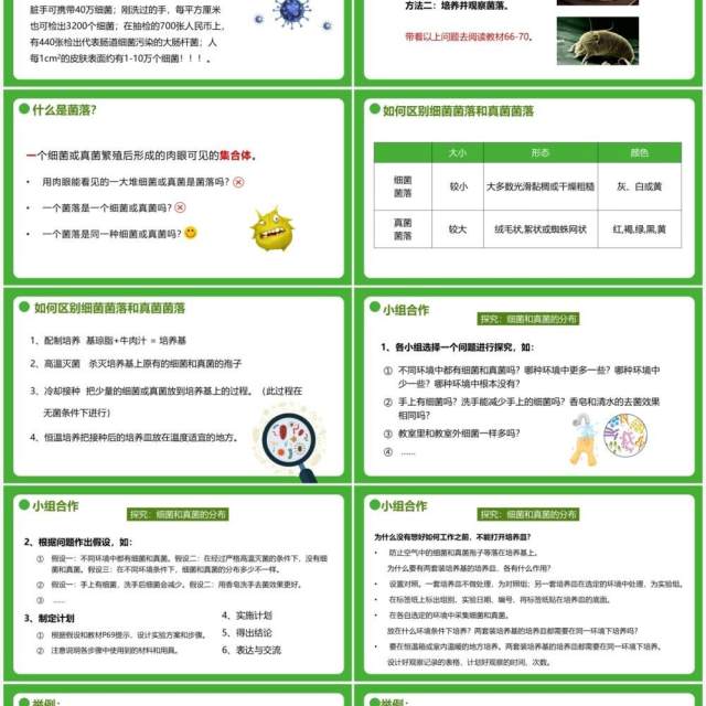 部编版八年级生物上册细菌和真菌的分布PPT模板 部编版八年级生物上册细菌和真菌的分布PPT模板